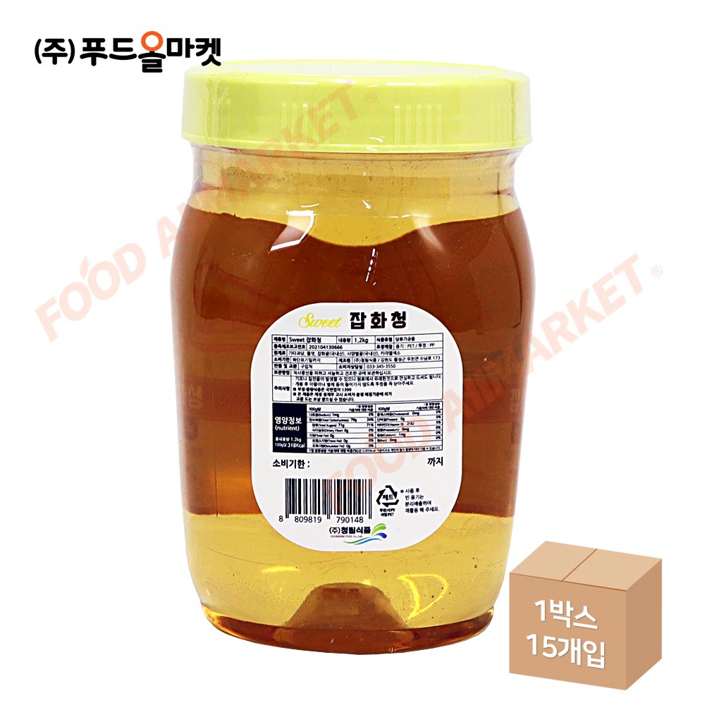 청림 sweet 잡화청 1.2kg _박스단위출고 : 데이올푸드