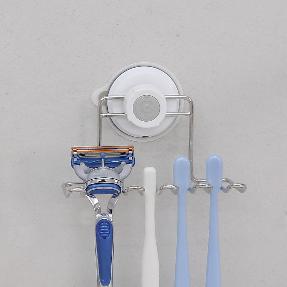 글라스터 칫솔 꽃이 면도기 걸이 거치대 홀더 칫솔걸이 - 상세 이미지 3