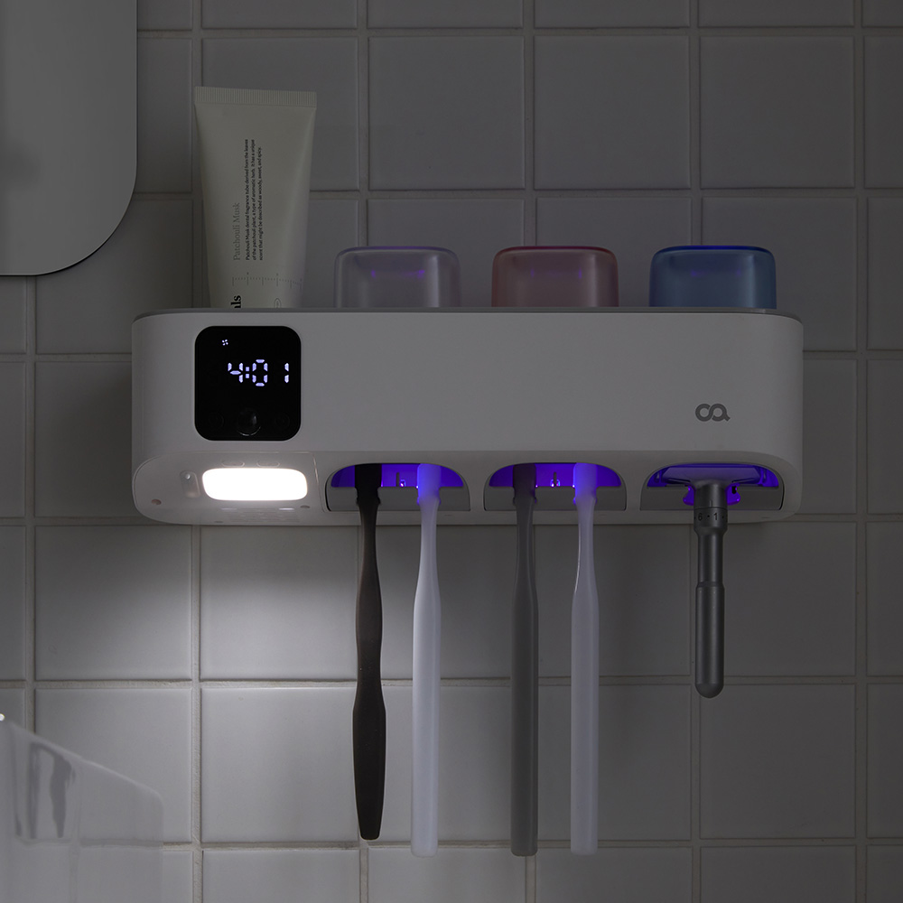 오아 클린이퓨어C 바람건조 고온히팅 무선 UV-C LED 가정용 칫솔살균기 소독기 건조기