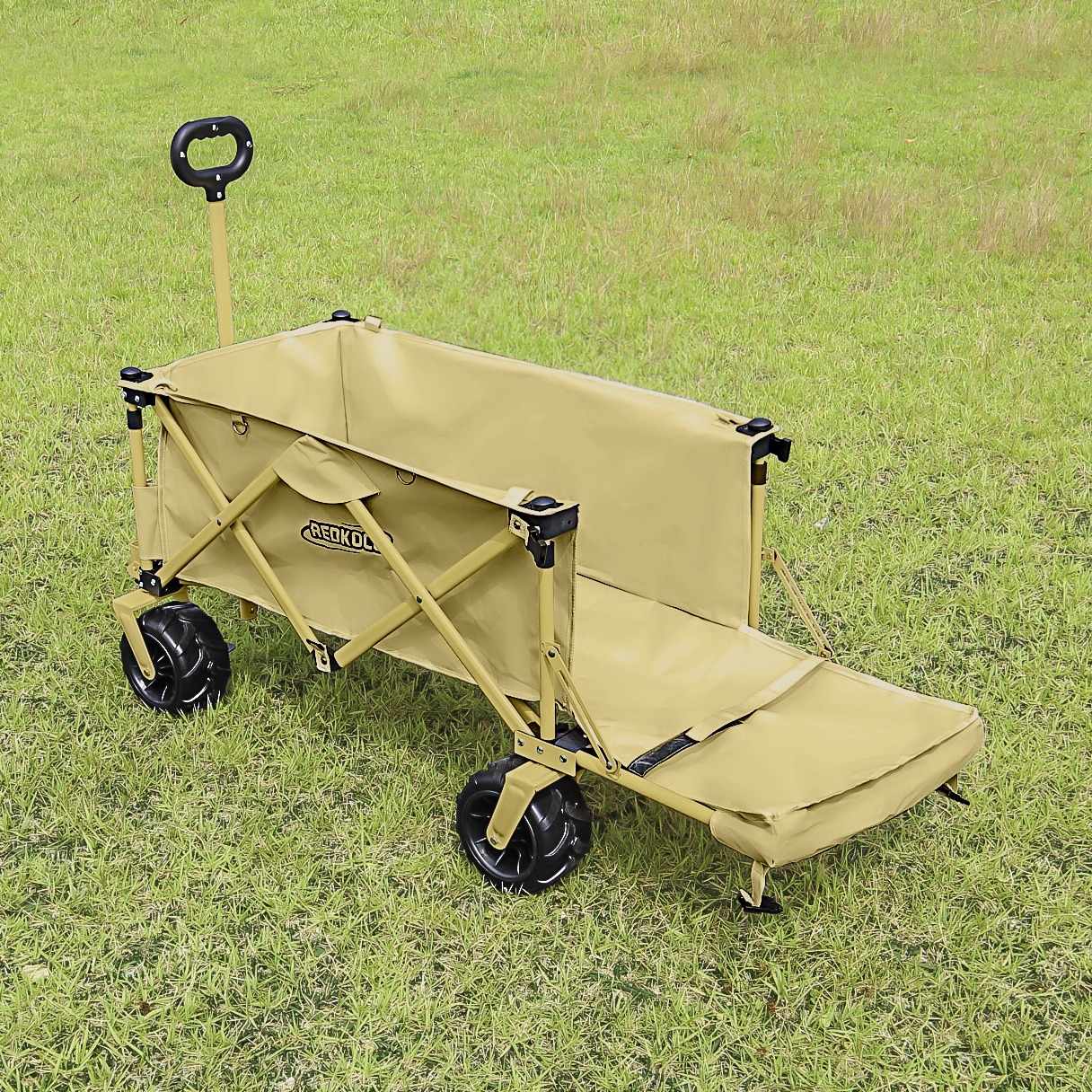 레드코코 캠핑웨건 왜건카트 수레 뒷문오픈 광폭타이어 롱바디