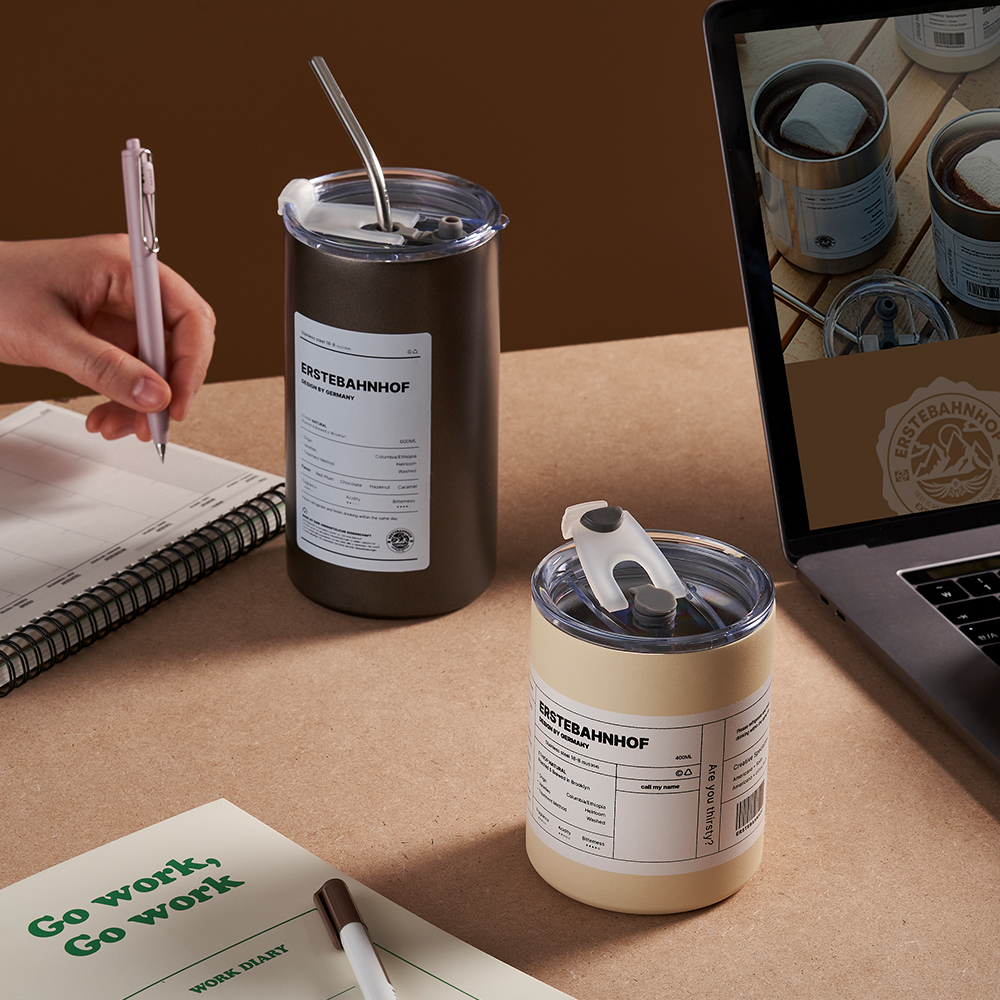 에스테반호프 스텐304  이중 진공 보온 보냉 라이제 텀블러 350ml/600ml 6종