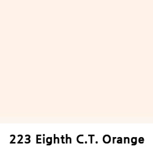 LEEFILTER Eighth CT ORANGE (CTO) 5200K