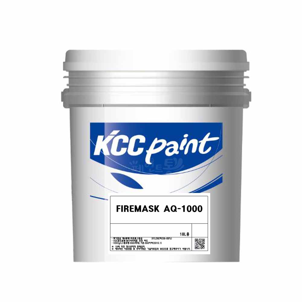 KCC 수성 내화페인트 1시간용 화이어마스크 FIREMASK AQ-1000 18L - 메인 이미지