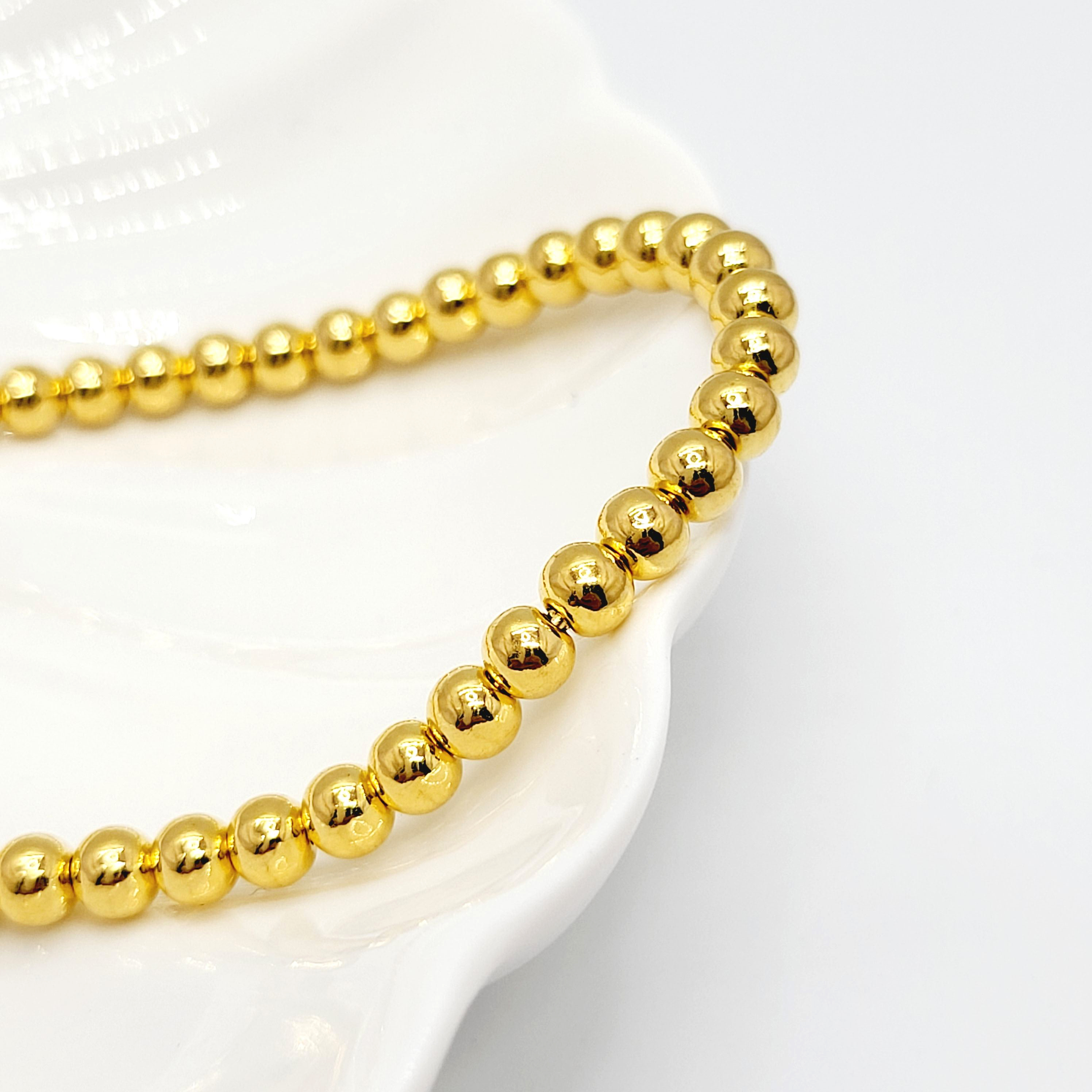 24k 볼팔찌 하트 여자 순금팔찌 - 상품 이미지