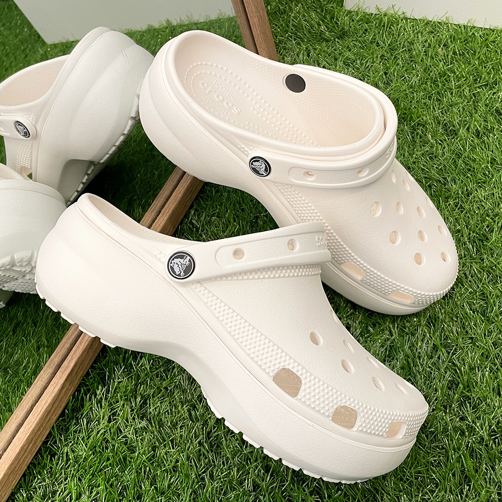 크록스 플랫폼 클래식 바야 베이 클로그 키높이 통굽 샌들 슬리퍼