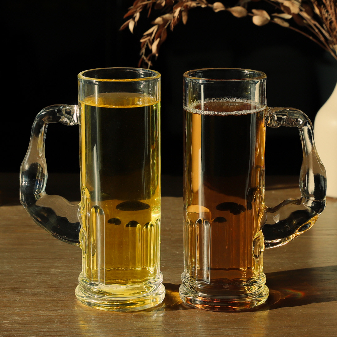 머슬 손잡이 생 맥주잔 소맥잔 집들이선물 특이한 맥주컵 600ml - 상세 이미지 4