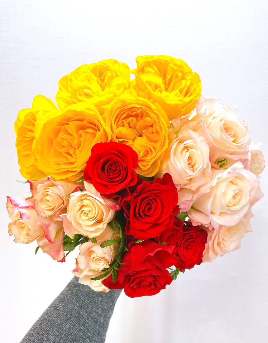 장미 핑크 빨간 꽃 선물 5송이 생화택배 생화 꽃다발 양재꽃시장 꽃배달 꽃배달싼곳 - 상품 이미지