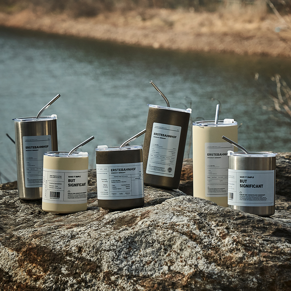 에스테반호프 스텐304  이중 진공 보온 보냉 라이제 텀블러 350ml/600ml 6종