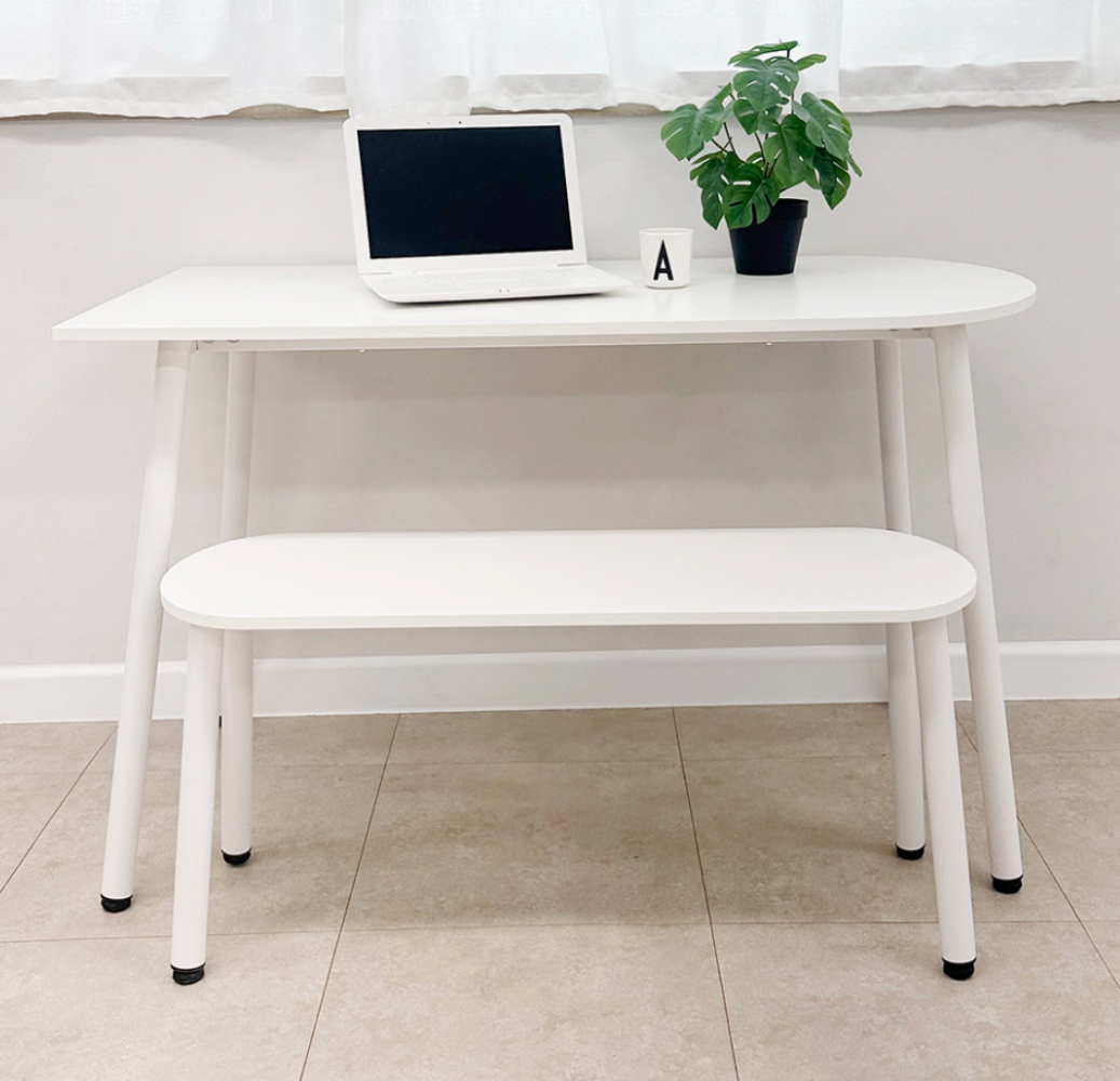 이케아 원형 테이블 식탁 카페 2인용 4인용 dockstar 화이트