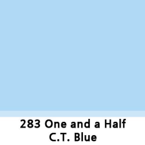 LEEFILTER 283 One and a Half C.T. Blue