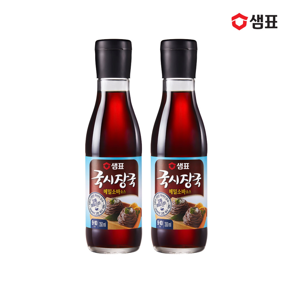 샘표 국시장국 메밀소바소스 350ml 2개 - 상품 이미지