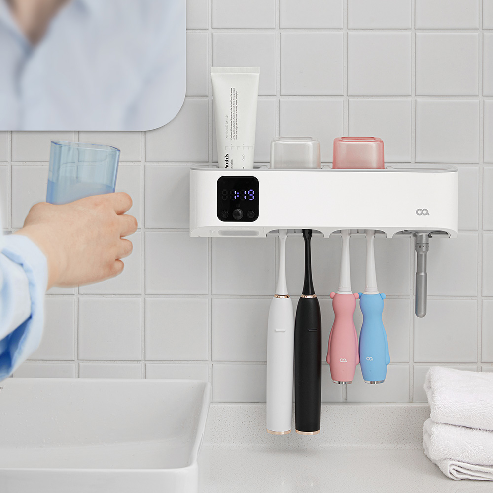 오아 클린이퓨어C 바람건조 고온히팅 무선 UV-C LED 가정용 칫솔살균기 소독기 건조기