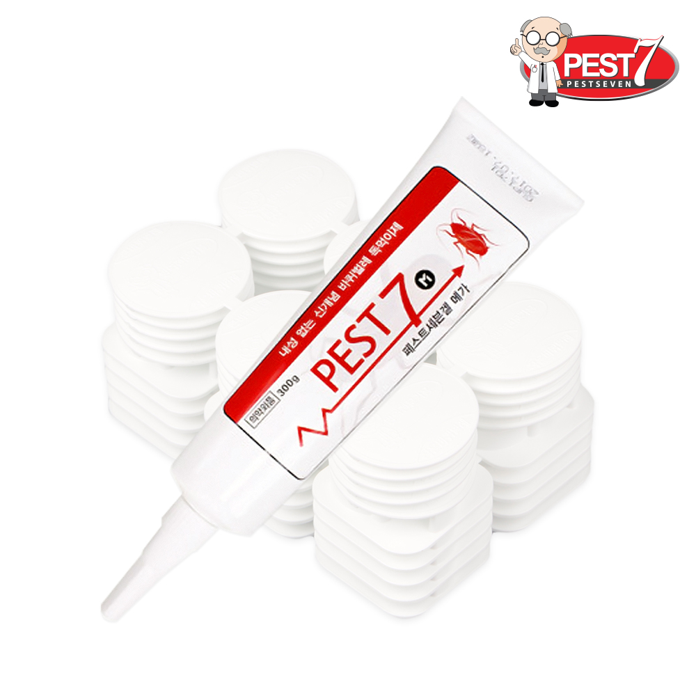 페스트세븐겔300g+먹이통30개입 강력한 바퀴벌레약 파는곳 바퀴벌레약 바퀴벌레 퇴치약 퇴치법 없애는법 박멸 예방