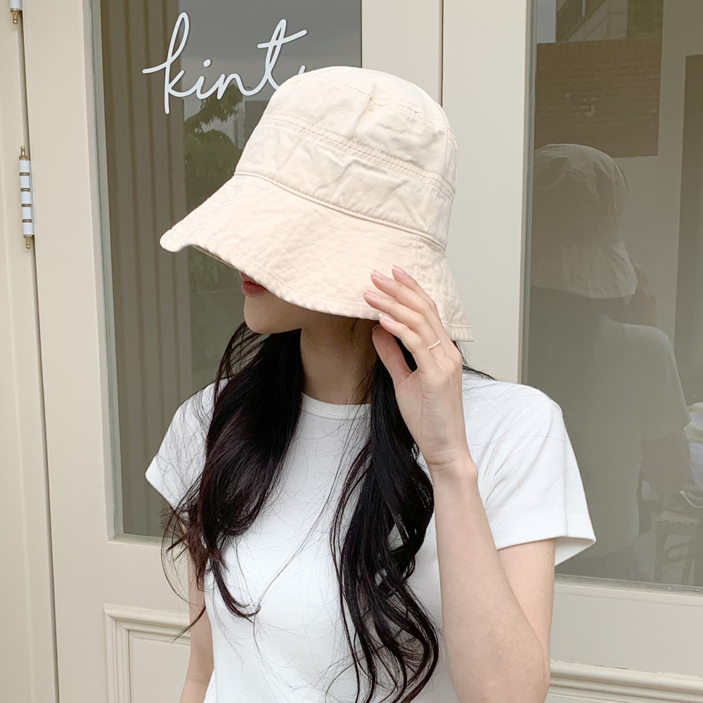 [핏예쁨] 모어 파스텔 버킷햇 가을 여름 무지 벙거지 모자 6color 상세 이미지 14