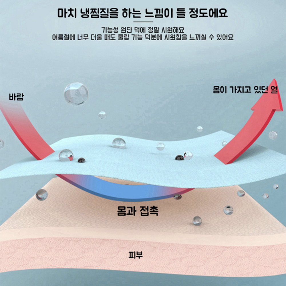 남자 냉감 면 카라티 빅사이즈 쿨링 기본티 이미지 3