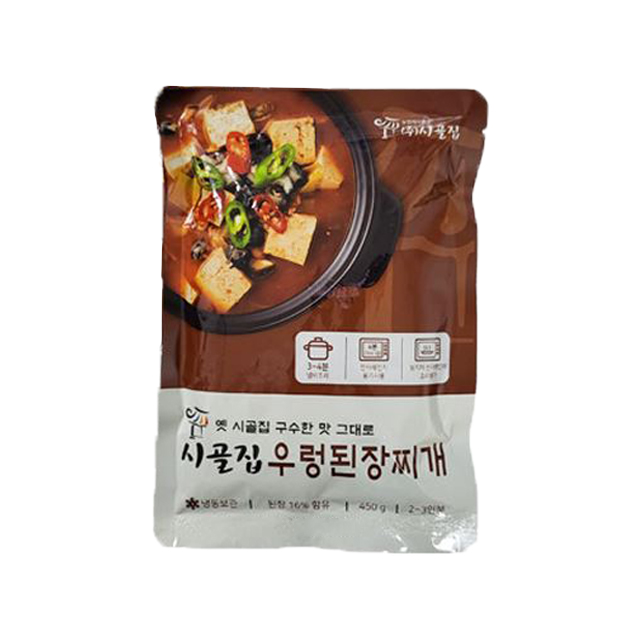시골집 우렁 된장찌개 450g / 청국장찌개 450g : 사그담