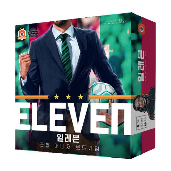축구 경영 전략 풋볼 매니저 보드게임 일레븐 Eleven 한글판 축구감독 구단 운영 선수 이적 - 상품 이미지