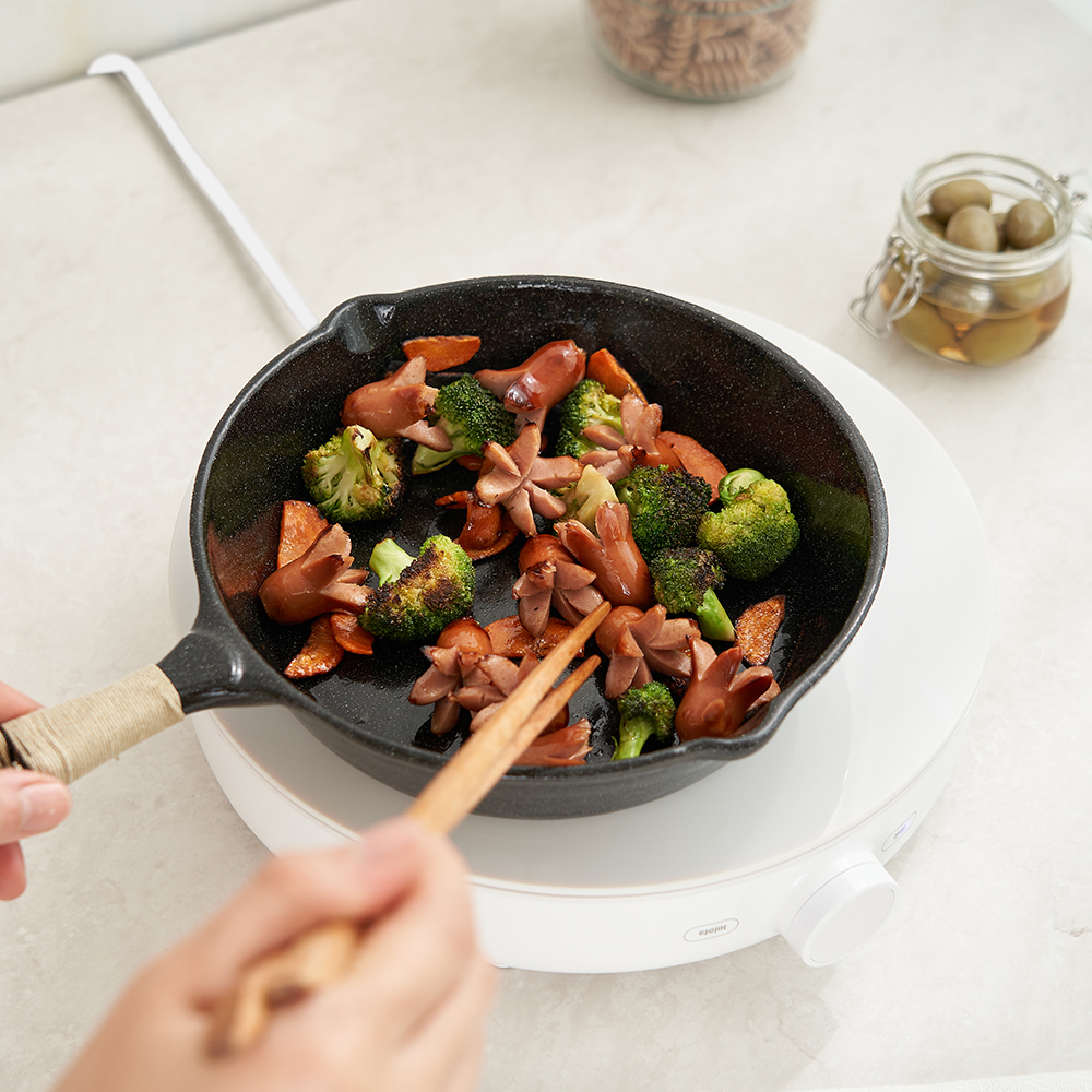 단미 1구 인덕션 미니 휴대용 전기레인지 원형 캠핑 인덕션렌지 IN03