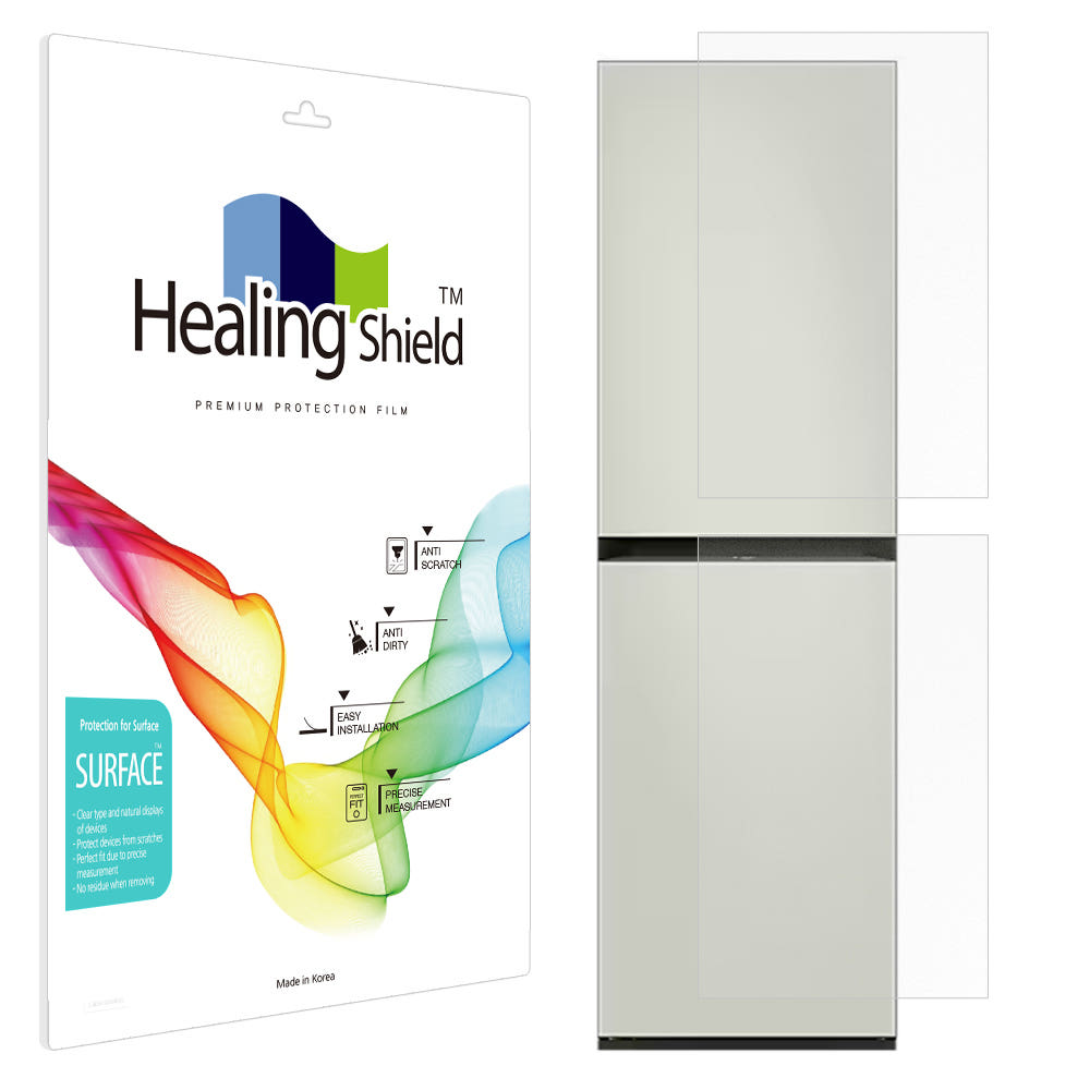 에어드레서 보호필름 부착 예시