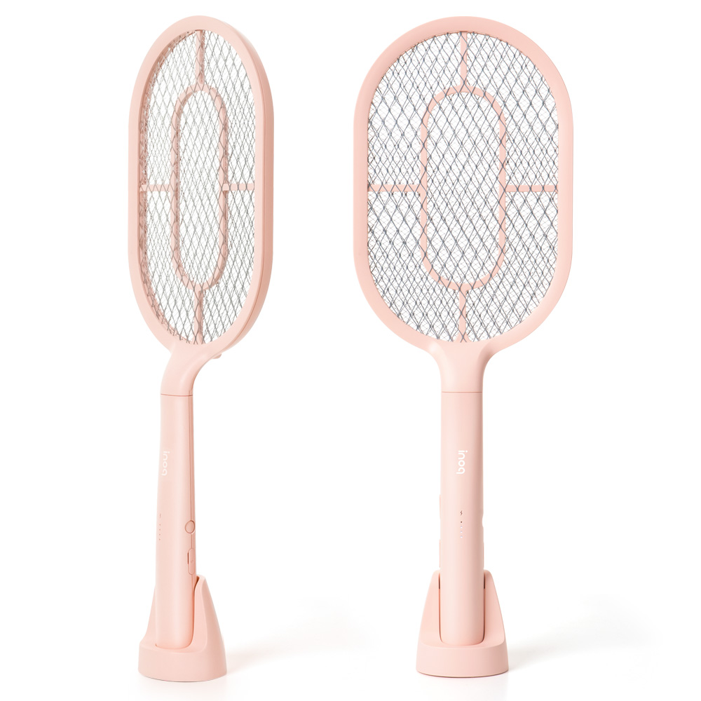 이노크아든 버그킬러 전기모기채 해충퇴치 모기퇴치기 핑크 GF-BF700