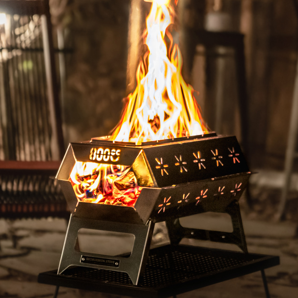 800도씨 거북선 화로대 캠핑 화로대 바베큐 그릴 불멍 감성