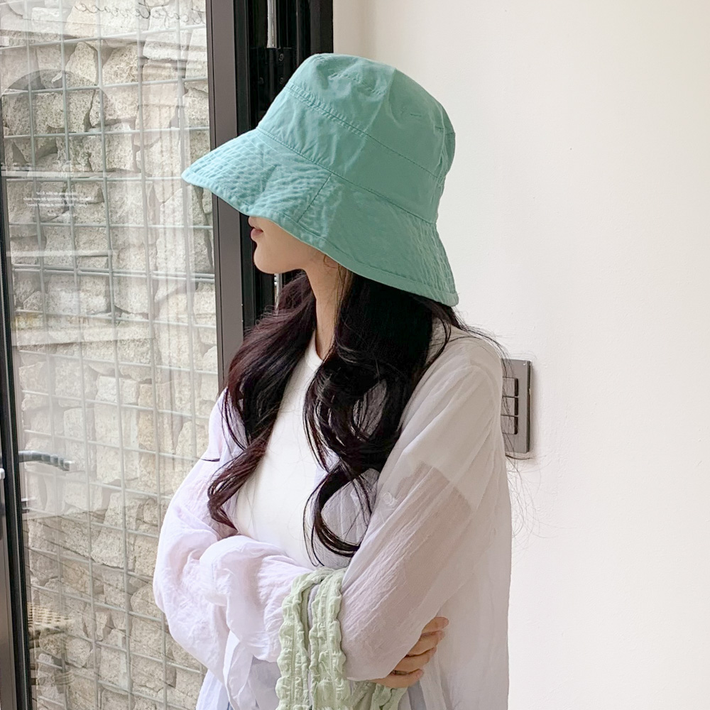 [핏예쁨] 모어 파스텔 버킷햇 가을 여름 무지 벙거지 모자 6color 상세 이미지 26