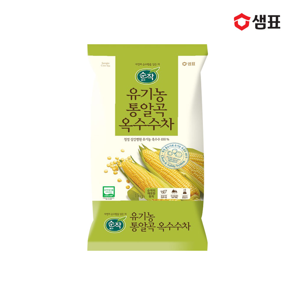 순작 유기농 통알곡 옥수수차 1kg - 상품 이미지