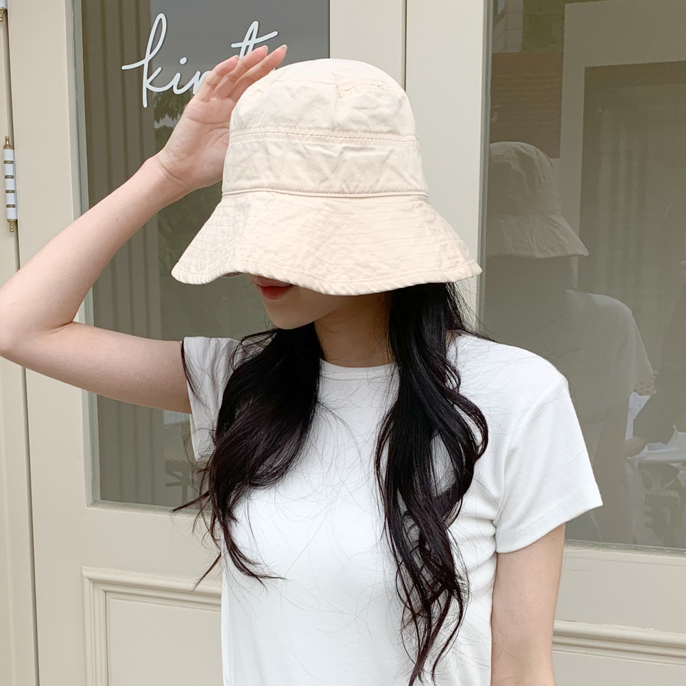 [핏예쁨] 모어 파스텔 버킷햇 가을 여름 무지 벙거지 모자 6color 상세 이미지 15