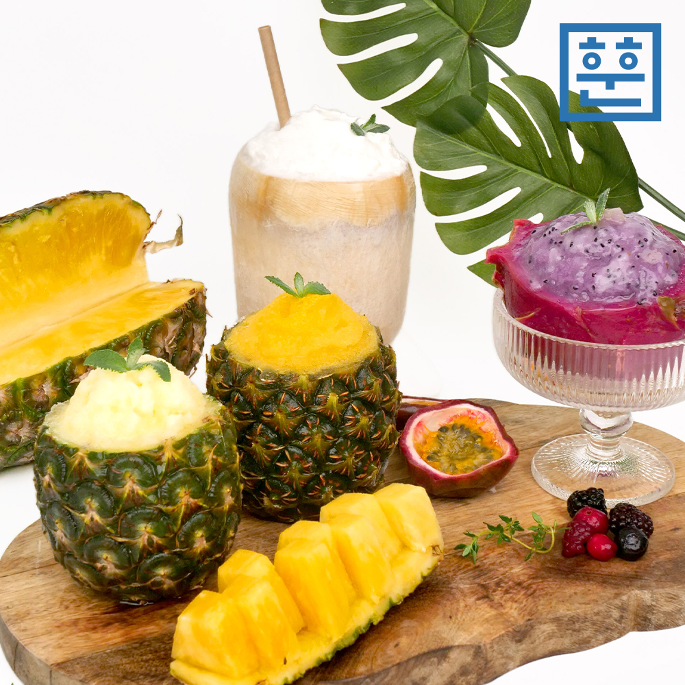 훈훈 파인애플 샤베트 1개 파인샤베트 아이스크림 업소용 도매용