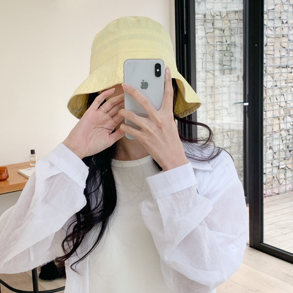 [핏예쁨] 모어 파스텔 버킷햇 가을 여름 무지 벙거지 모자 6color 상세 이미지 20