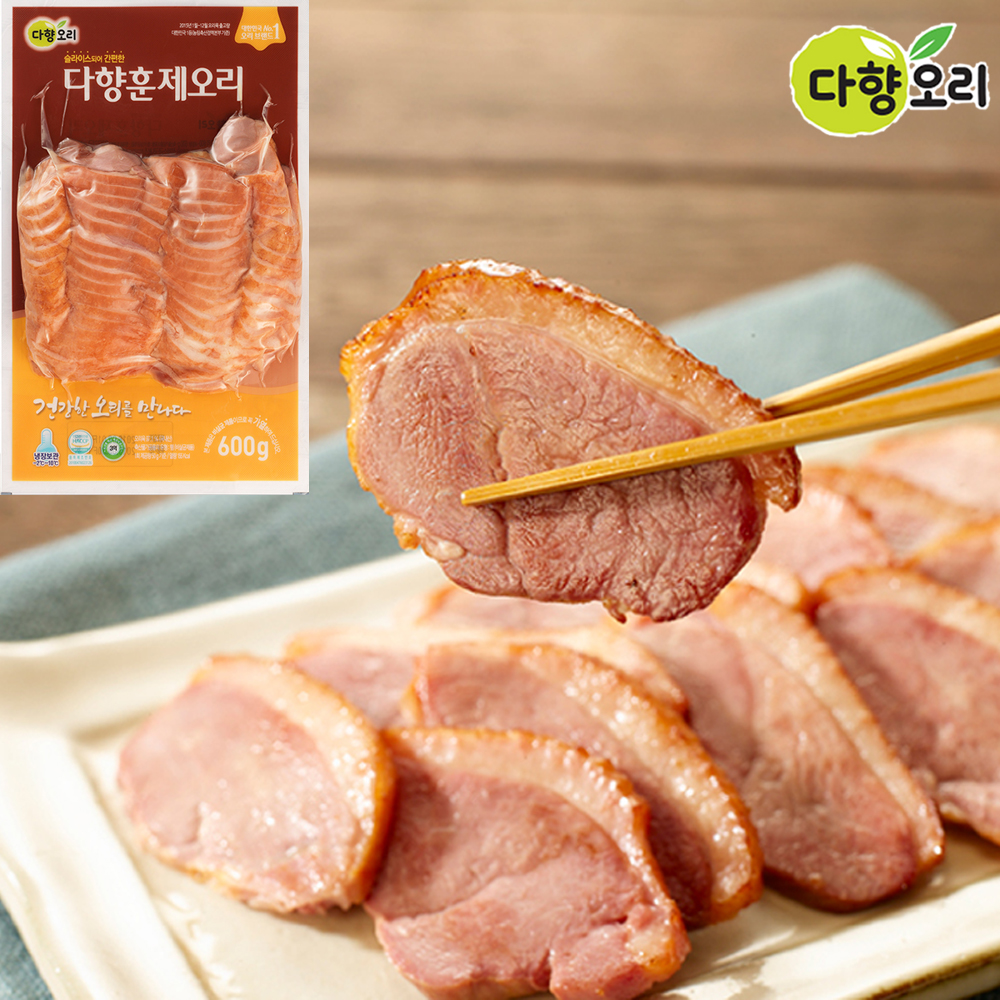 다향 오리 훈제 슬라이스 오리고기 600g - 상세 이미지 2