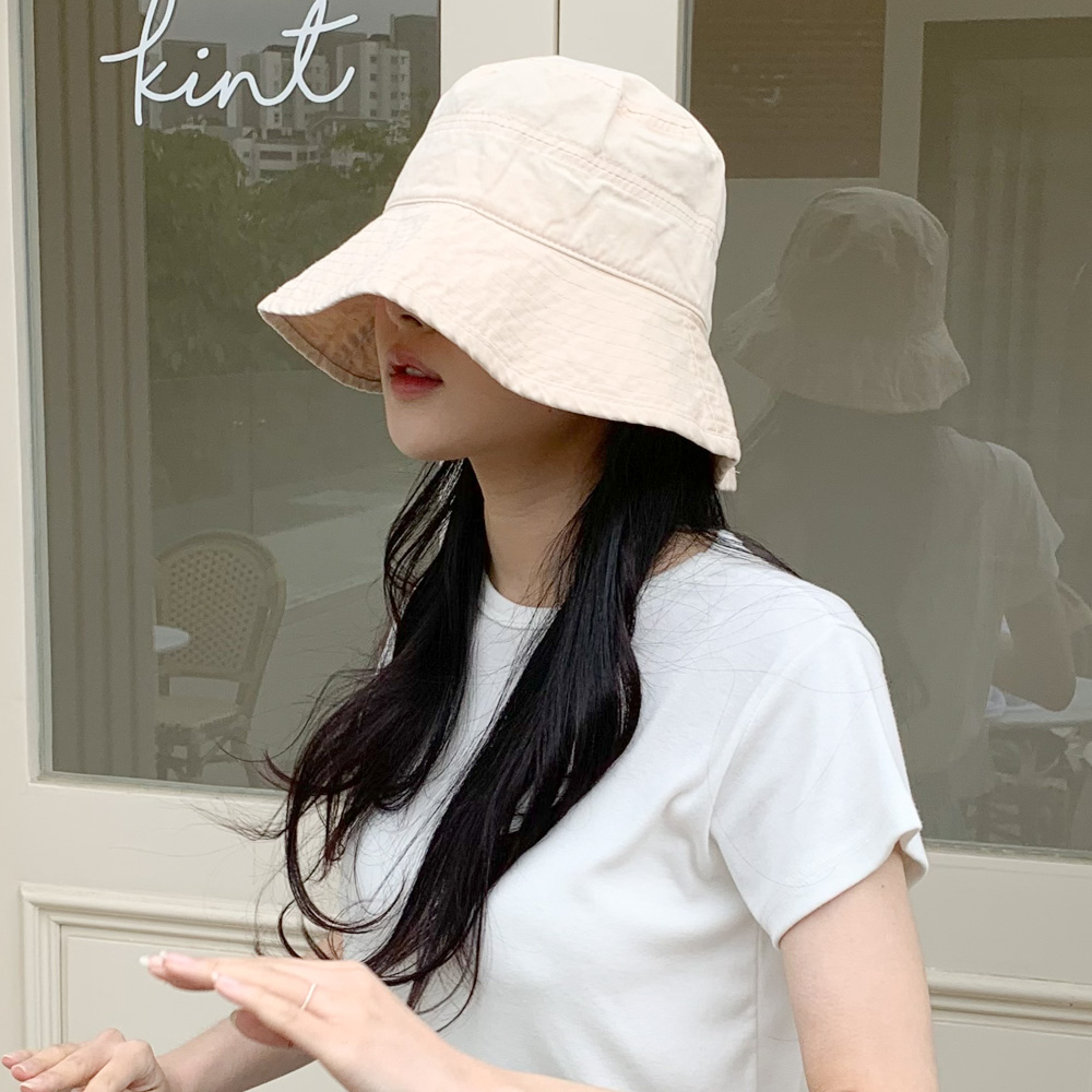 [핏예쁨] 모어 파스텔 버킷햇 가을 여름 무지 벙거지 모자 6color 상세 이미지 13