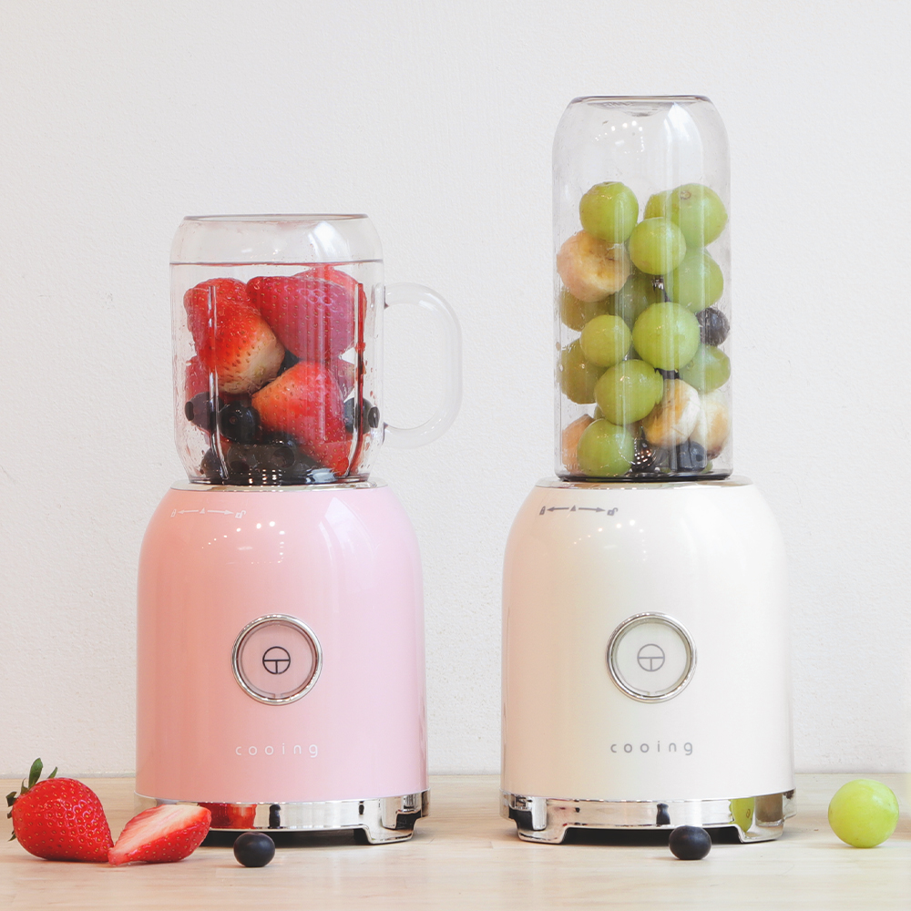 쿠잉 소형믹서기 BLD-250 미니 블렌더 가정용 휴대용 이유식 과일 크림