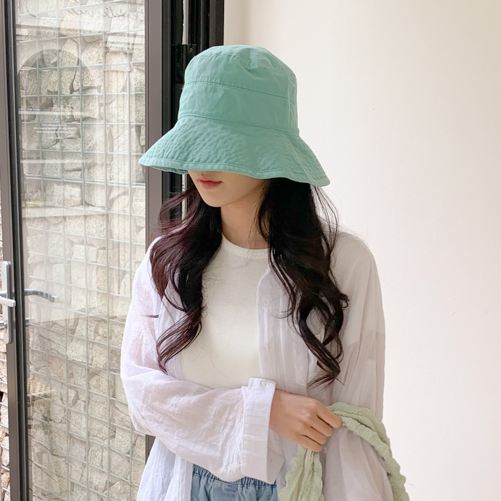 [핏예쁨] 모어 파스텔 버킷햇 가을 여름 무지 벙거지 모자 6color 상세 이미지 24