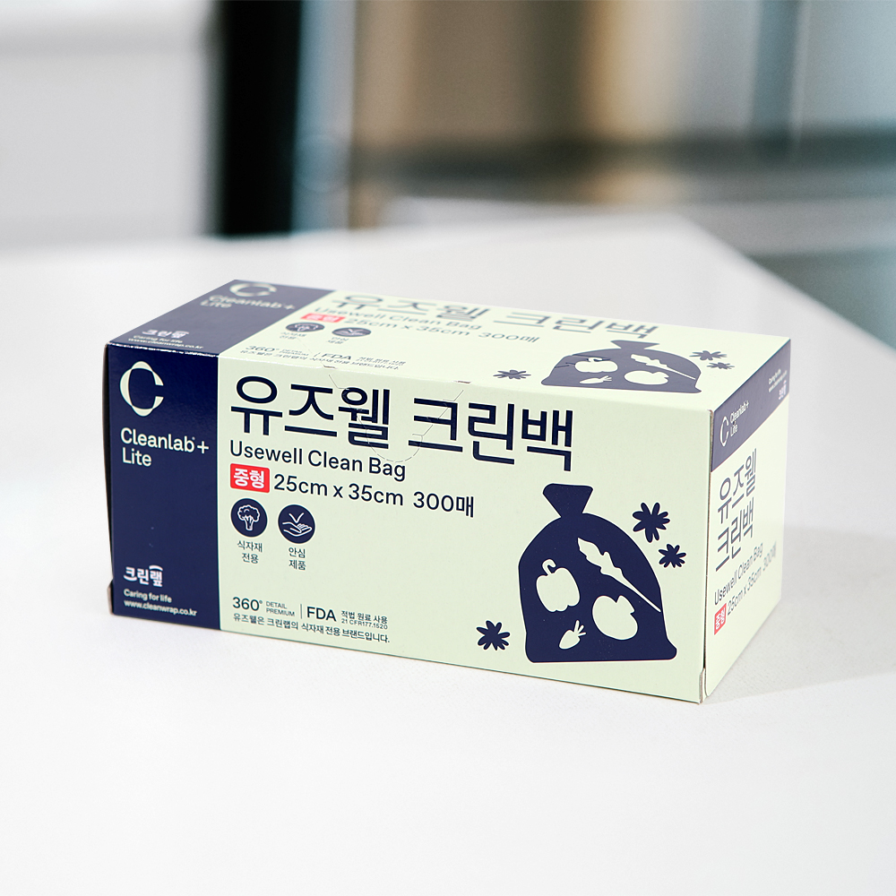 크린랲 유즈웰 주방 일회용품 위생백 크린백 미니 중 대 이미지 6