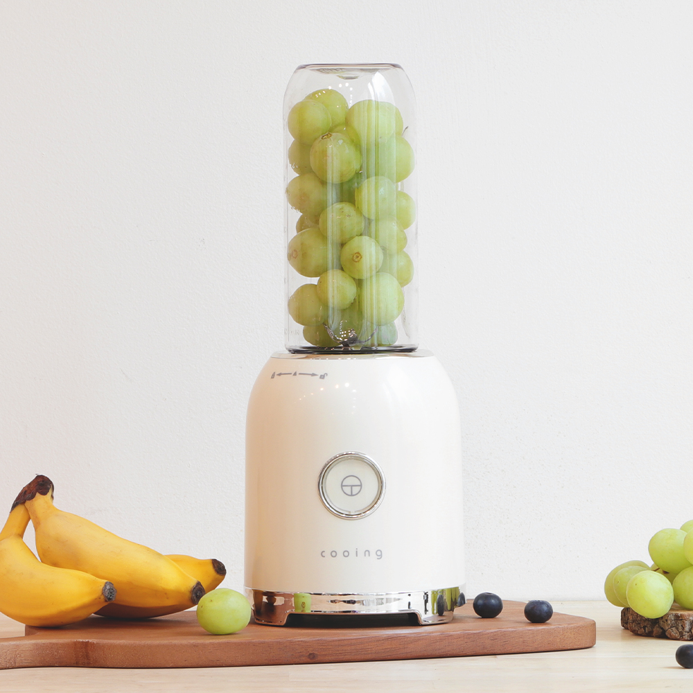 쿠잉 소형믹서기 BLD-250 미니 블렌더 가정용 휴대용 이유식 과일 크림