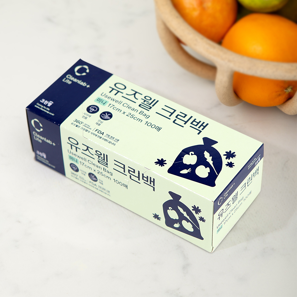 크린랲 유즈웰 주방 일회용품 위생백 크린백 미니 중 대 - 상세 이미지 2