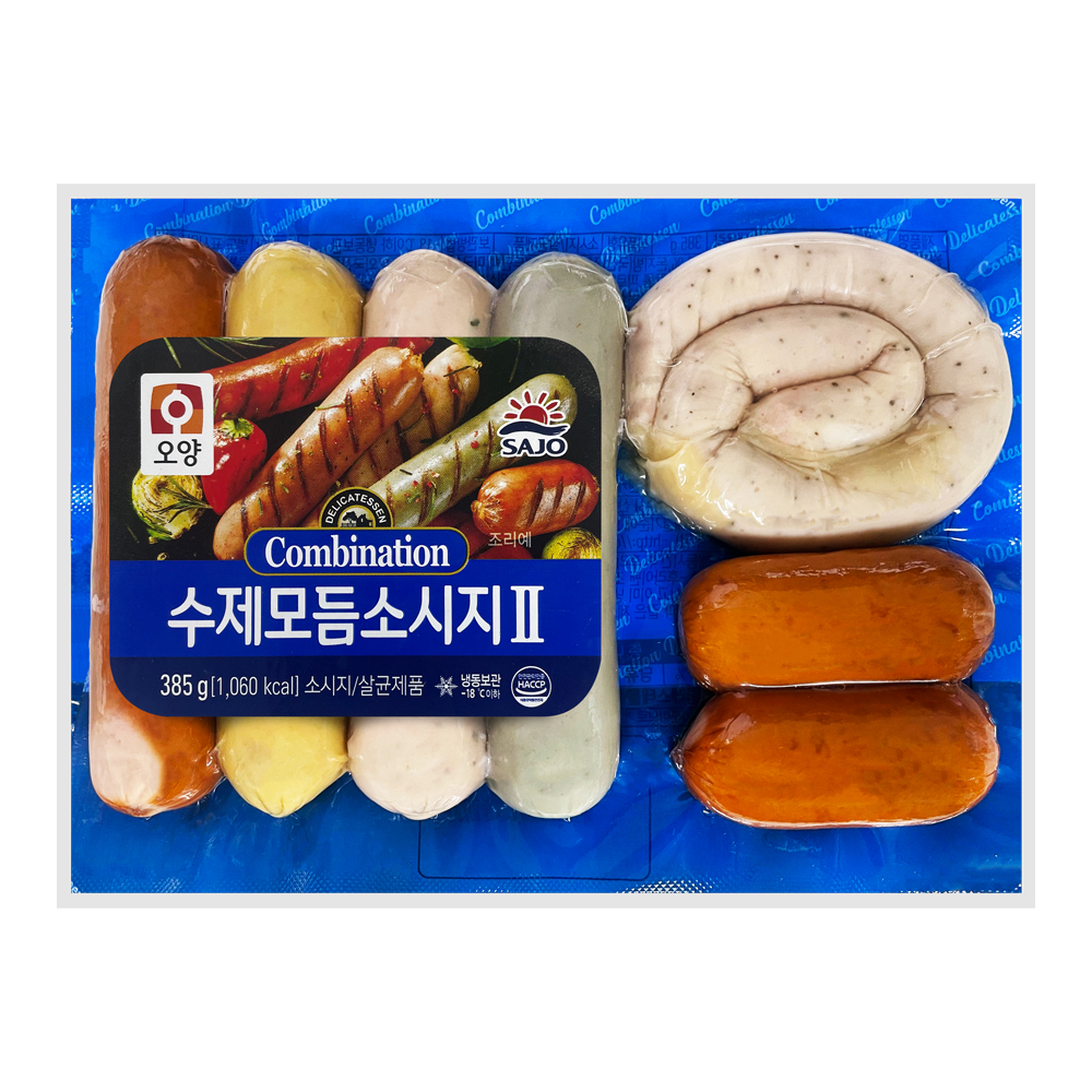사조오양 수제 모듬 소시지 385g : 푸드뱅크주식회사