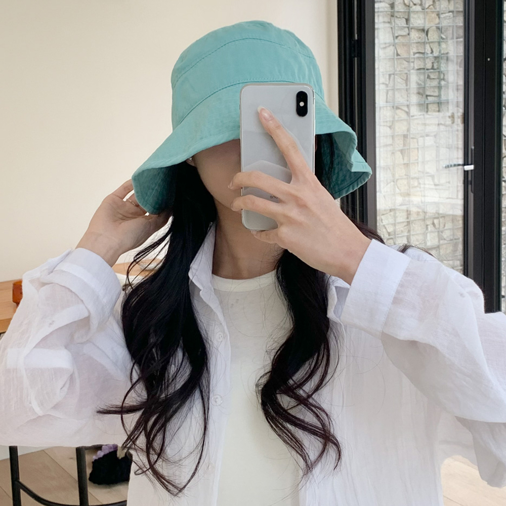 [핏예쁨] 모어 파스텔 버킷햇 가을 여름 무지 벙거지 모자 6color 상세 이미지 29