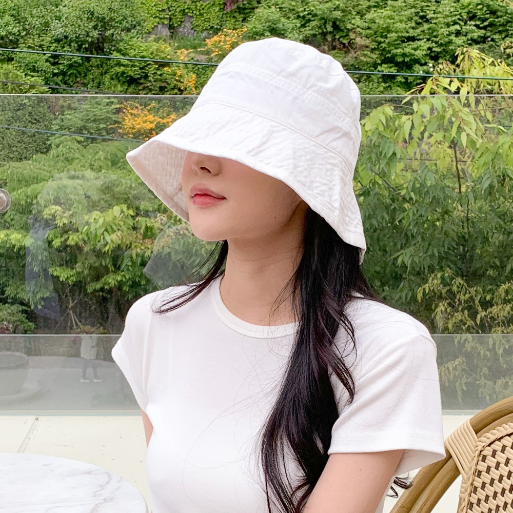 [핏예쁨] 모어 파스텔 버킷햇 가을 여름 무지 벙거지 모자 6color 상세 이미지 8
