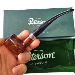 피터슨파이프담배 Speciality Smooth Nickel Mounted Barrel P-Lip