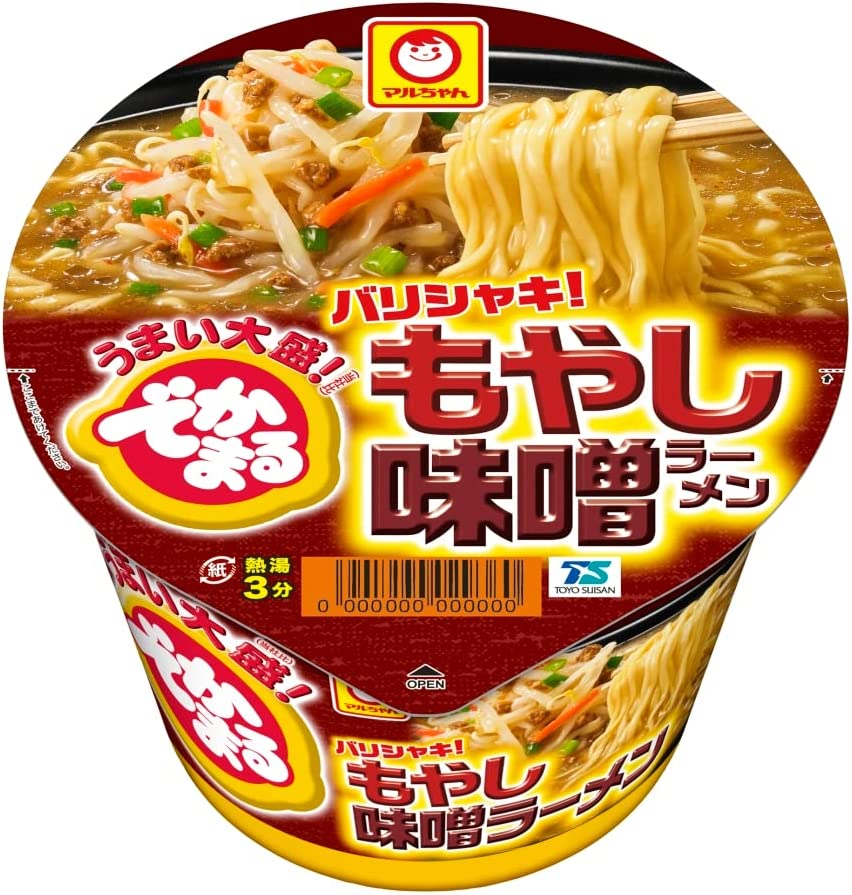 마루짱 데카마루 모야시 미소 라멘 컵라면 161g×12개입