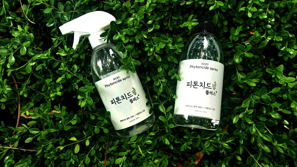 새집증후군 편백나무 피톤치드 스프레이 원액 365클린 500ml  새차 새가구냄새 침대 집먼지 퇴치제 퇴치약