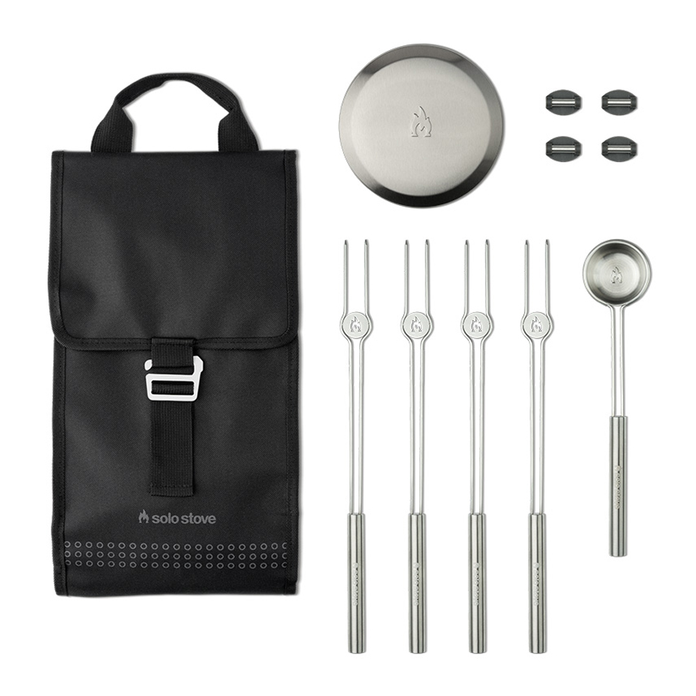 솔로스토브 메사 전용 악세사리팩 뚜껑 꼬치 4P 펠렛 스쿱 캠핑 불멍 미니 화로대