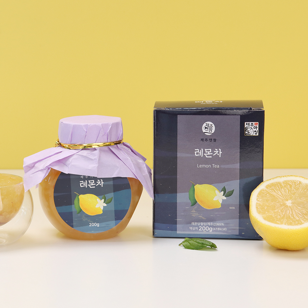 제주 레몬으로 만든 레몬청 레몬차 200g 답례품