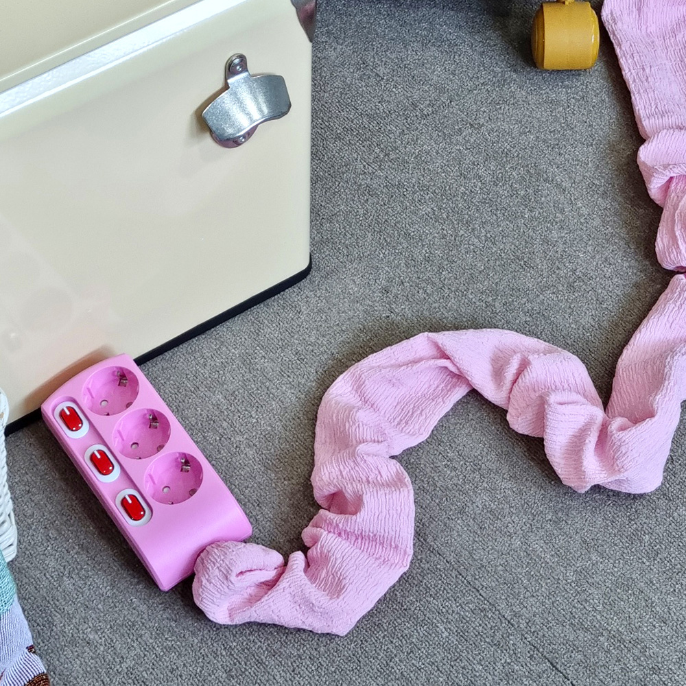 샤이닝그라운드 코드삭스 멀티탭 전선 커버 케이블 선 가리개 꾸미기 마쉬멜로우