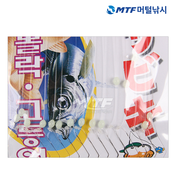 백경 열기 볼락 고등어 바다 카드 채비 BK-320 BK-321 - 상세 이미지 2