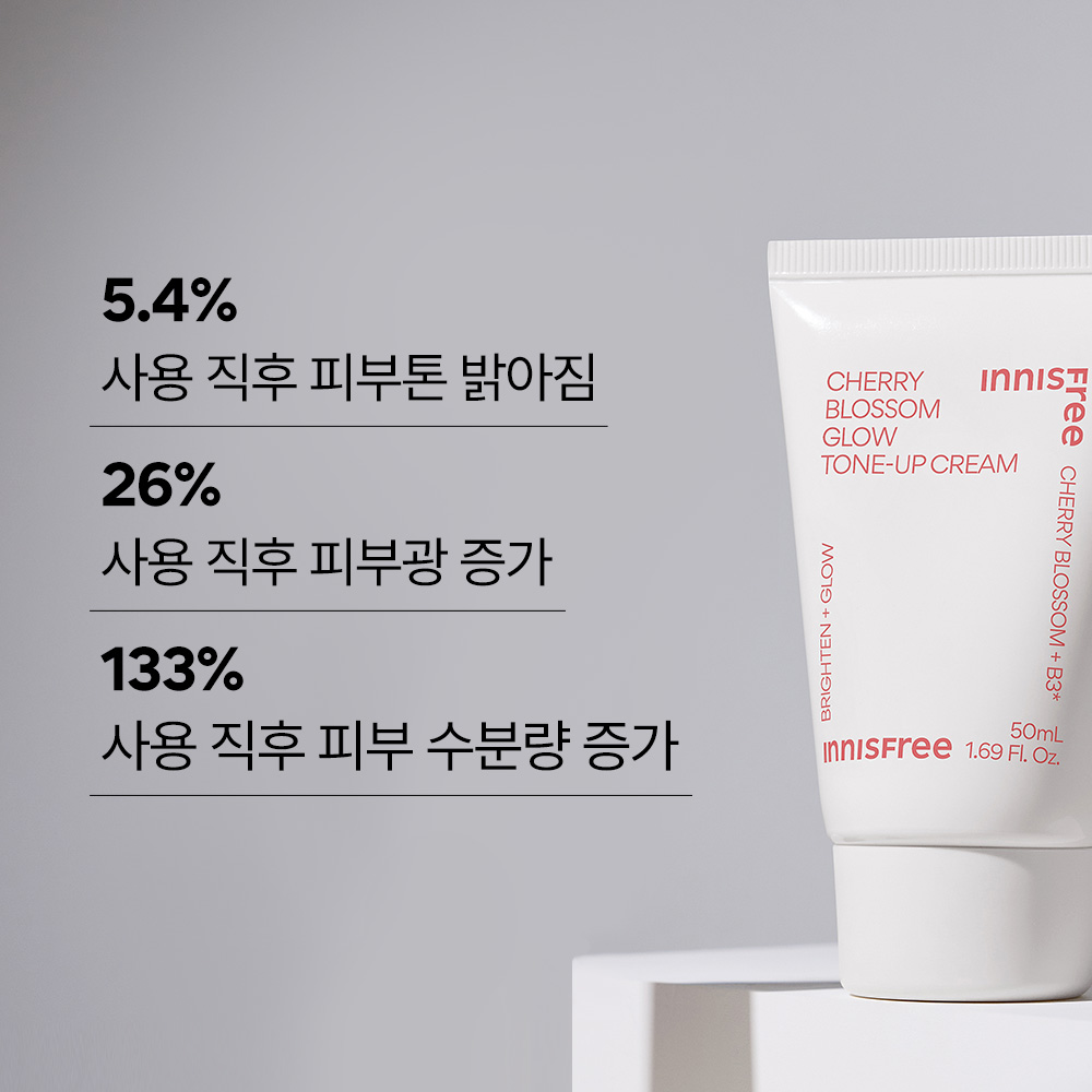 이니스프리 왕벚꽃 글로우 톤업 크림 50mL - 상세 이미지 4