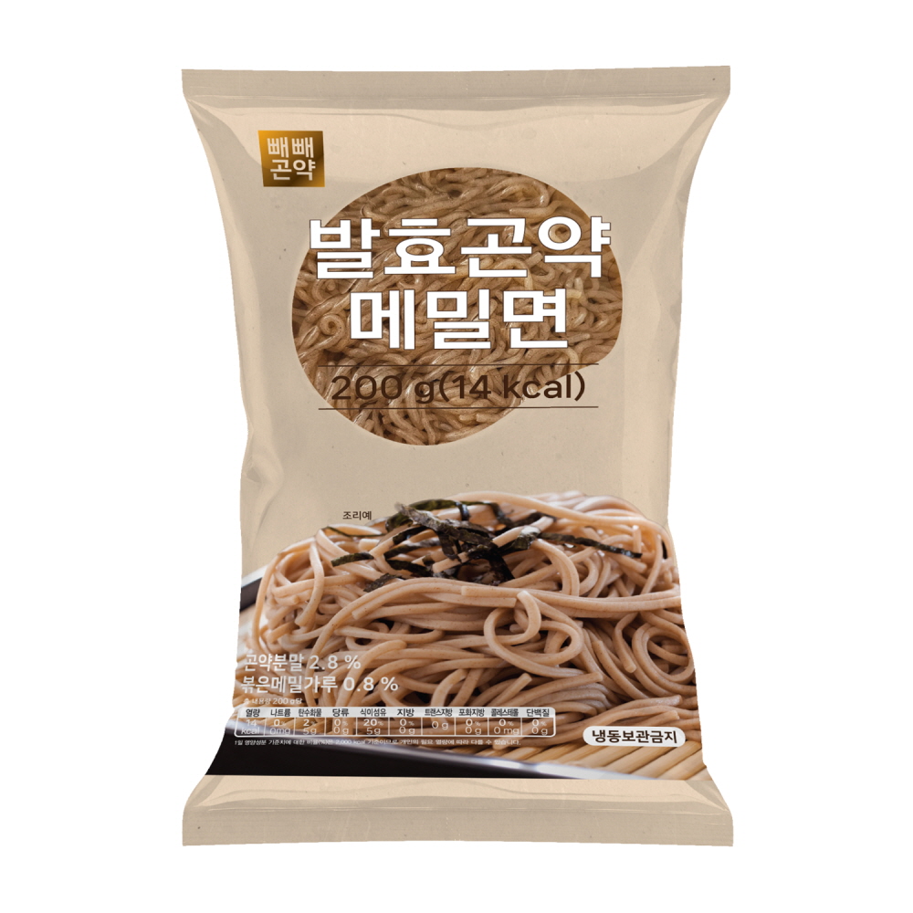 빼빼곤약 저칼로리 저탄수화물 발효곤약메밀면 200g 20팩 외 3종 - 상세 이미지 2