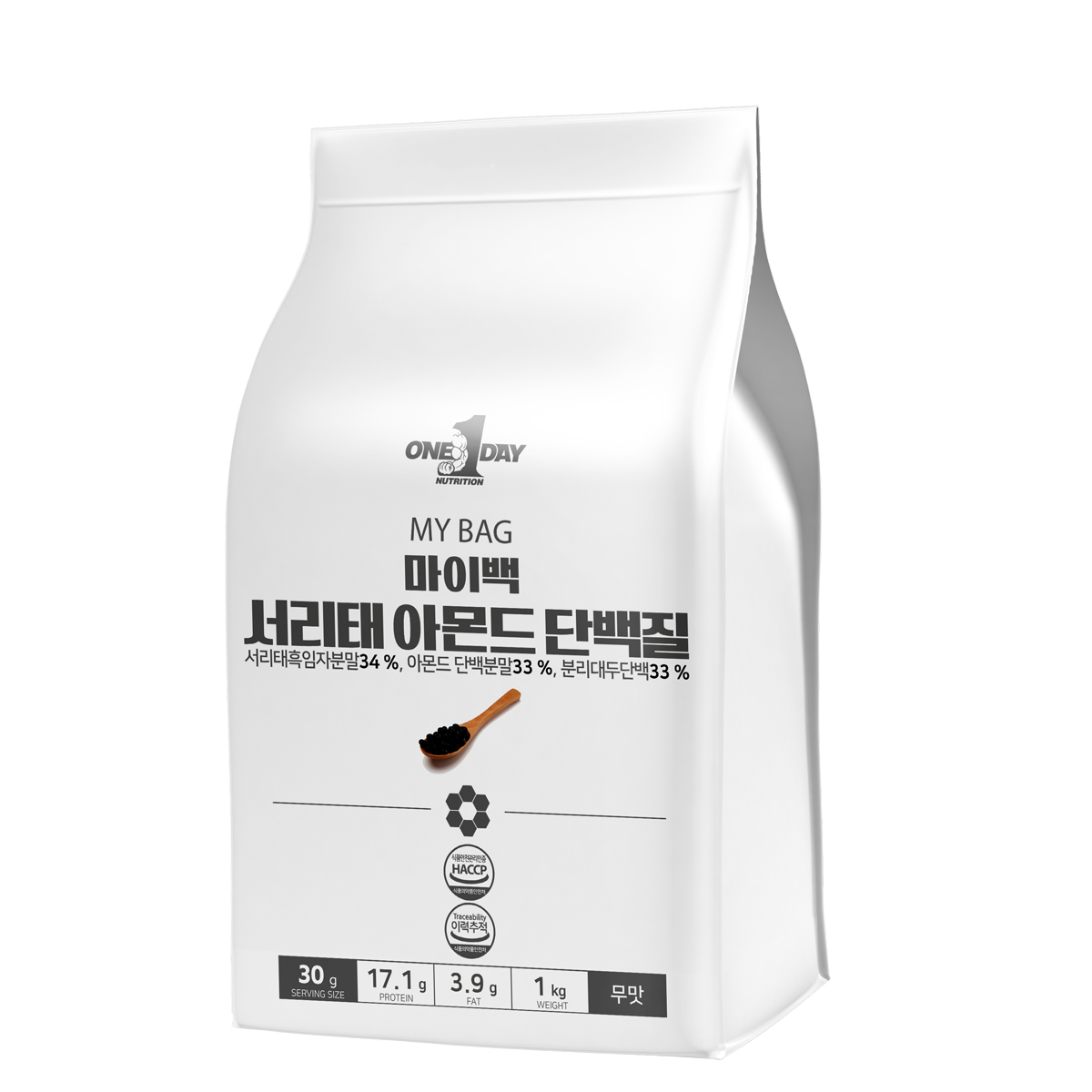 마이백 식물성 서리태 아몬드 단백질 단백분말 가루 채식주의 비건 락토프리 1kg - 상품 이미지